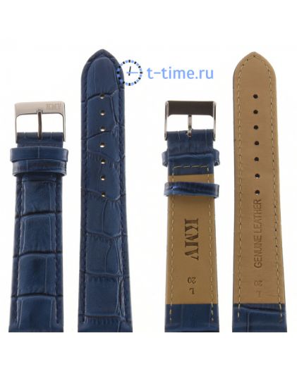 Ремешок KMV S-11, 20 р-р, син, толщина 3.8, L