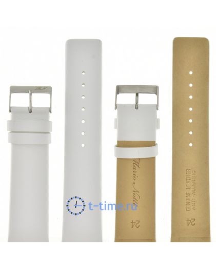 Ремешок для часов MARIO NOTTI S-27, 24 р-р, White, L