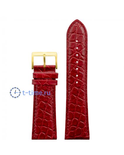 Nagata 26 мм т.крас croco с золотой застежкой