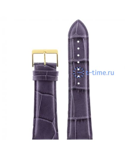 Nagata 26 мм фиолет croco с золотой застёжкой