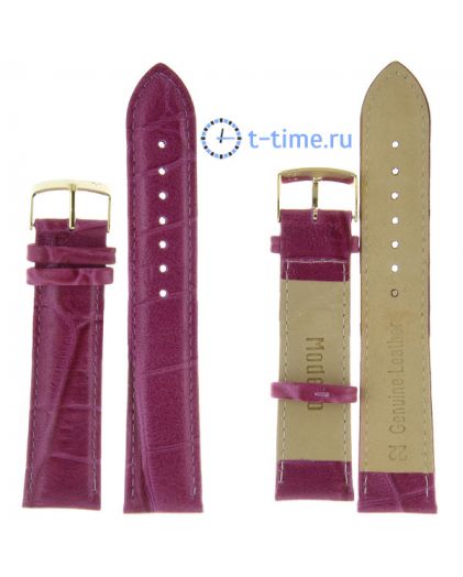 Ремешок Modeno 22 мм роз croco с золотой застёжкой K00M