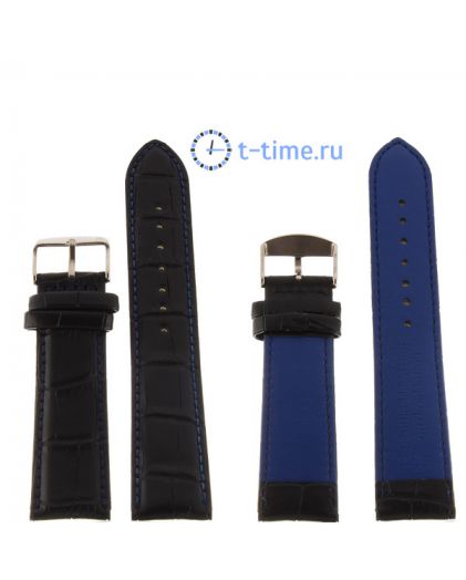 Ремешок для часов PERFECT C6-22 черный+синий