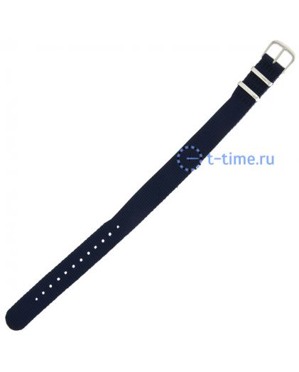 Ремешок для часов TIOTIME S210-210-1602 16 мм сплошной синий