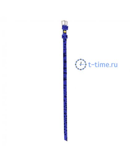 Ремешок для часов ЗНАМЯ №212 мод 08 мм голуб croco сереб заст