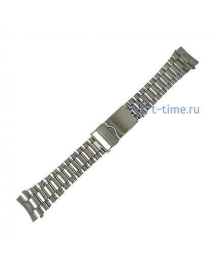 Браслет для часов T02(SS) 18 мм хром
