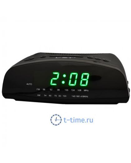Часы сетевые VST905-4 часы 220В+ радио зел.цифры-30
