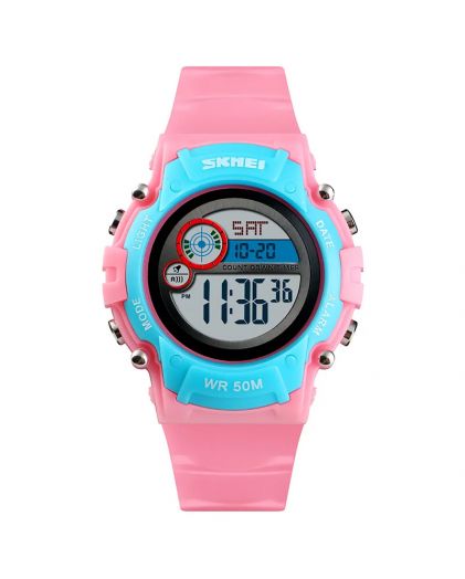Часы SKMEI 1477 pink/blue