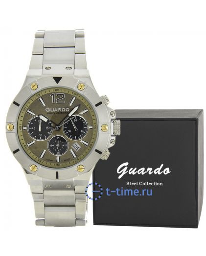 Часы GUARDO S1466-2 корп-хр циф-т.сер