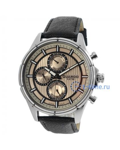 Часы GUARDO 11173 корп-хр циф-св.сер