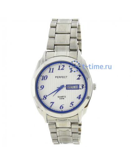 Часы PERFECT A0125B корп - хр циф бел с син
