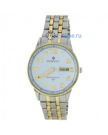 Часы PERFECT A4010B N корп - комби циф - бел
