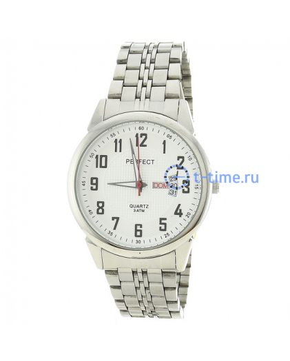 Часы PERFECT A198 B корп-хр, циф-бел с чер