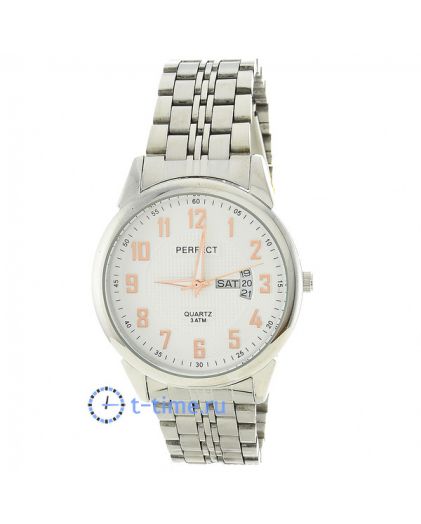 Часы PERFECT A198 B корп-хр циф бел с роз