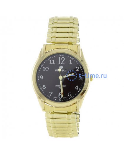 Часы PERFECT X696G корп-желт циф-красн резинка