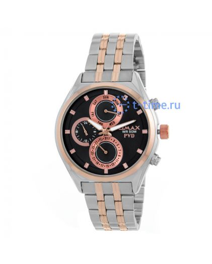 OMAX JSM007N012 (STEEL COLOR/ROSE GOLD)