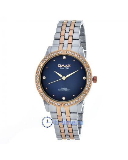 OMAX JDP032N004 steel color/rose gold