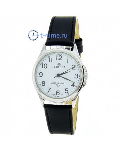 Часы PERFECT GX070 корп-хром циф-бел чер Часы PERFECT GX070 корп-хром циф-бел чер