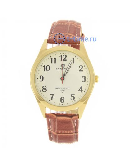 Часы PERFECT A4009D корп-жел циф-бел кор. рем