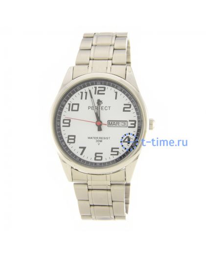 Часы PERFECT A4005B-L корп-хр циф-бел чер.оф