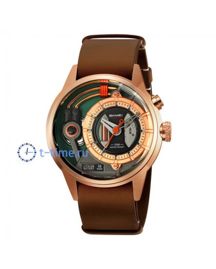 Skmei 2333RGBN rose gold/brown
