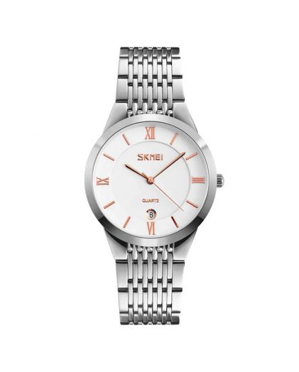 Skmei 9139WTGD-B white/gold gent