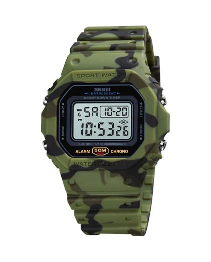 Skmei 1628CMGN army green camo