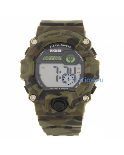 Часы SKMEI 1162CMGN-EN camouflage green english