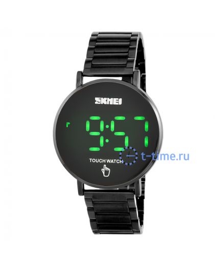 Skmei 1550SBK black stainless steel belt