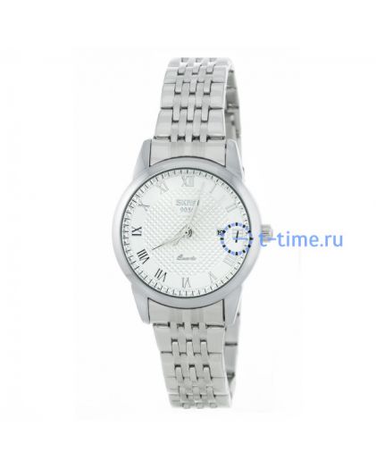 Skmei 9058SWT-S white(lady) stainless steel