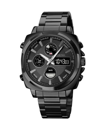 SKMEI 1673BKBK black/black