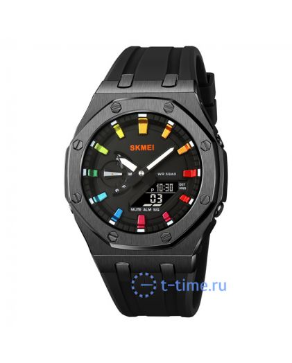 Skmei 2243BKCLBK black/black-colorful