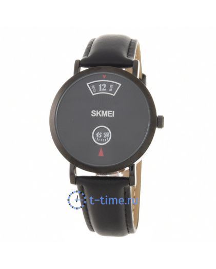 Часы SKMEI 1489LBK black leather belt
