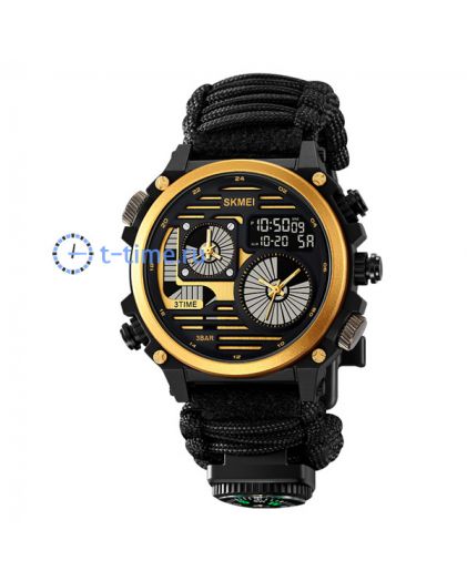 Skmei 2202NBKGD black-nylon