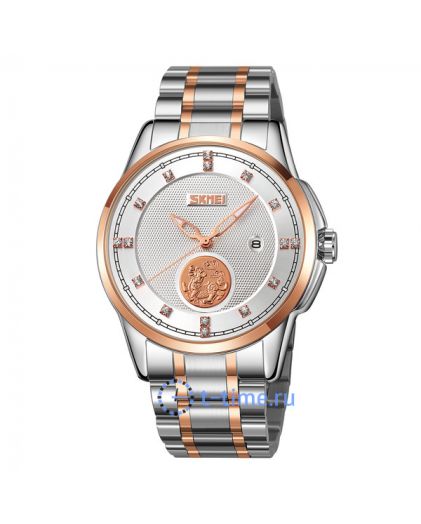 Skmei 9321TRGSI silver/rose goldr-silver