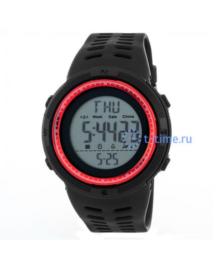 Skmei 1251RDWT black/red-white