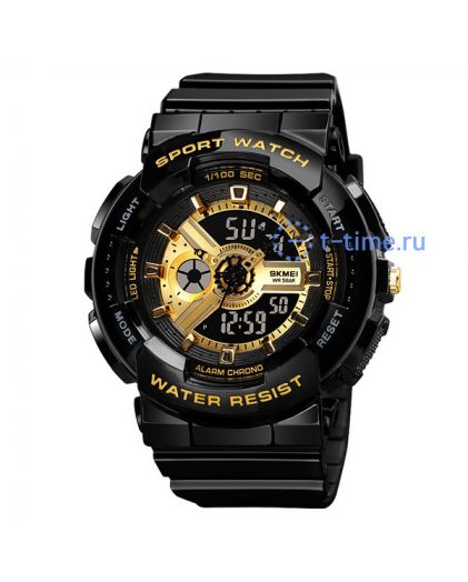 Skmei 1689BKGD black/gold (small size)