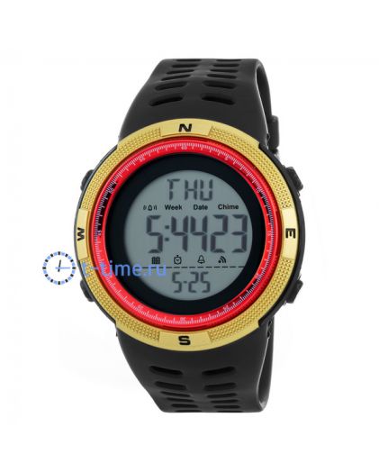 Skmei 1251GDRDWT gold/red-white