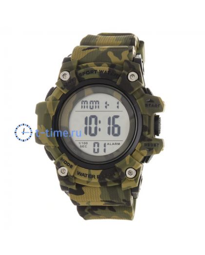Часы SKMEI 1552CMGN camouflage army green