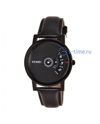 Часы SKMEI 1260LBKBK black/black leather belt