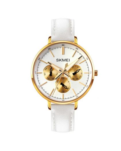 Skmei 1665GDWTWT gold/white-white