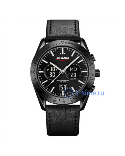 Skmei 2503LBKBKBK black/black/black-leather