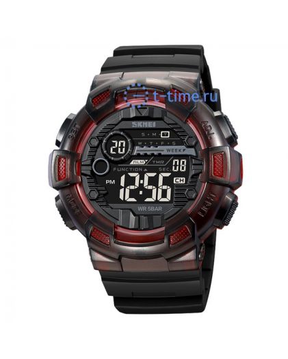 Skmei 2110BKRD black/red transpared