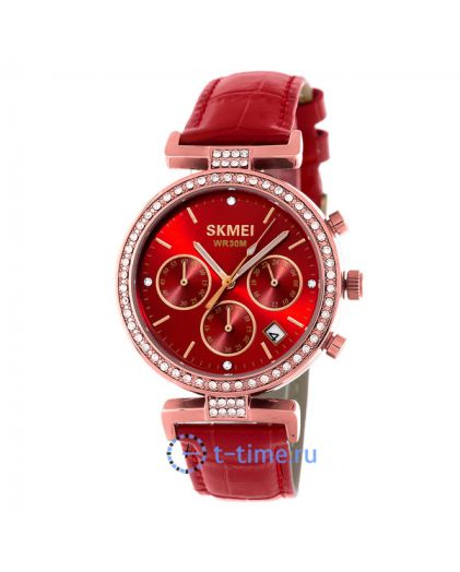 Skmei 2089RGRD rose gold/red