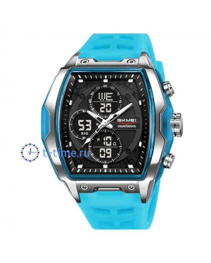 Skmei 2601BU blue-transparent