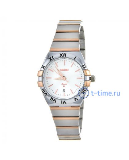 SKMEI 9257RGSISI-S rose gold/silver-silver (lady)