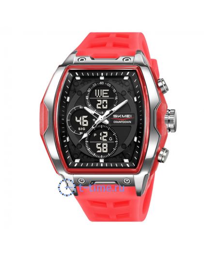Skmei 2601RD red-transparent