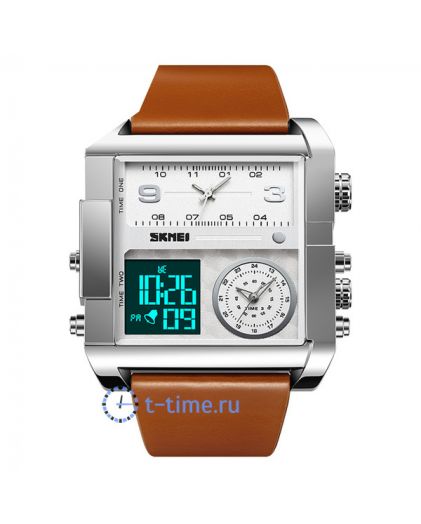 Skmei 2020SIBKBN silver/brown-black