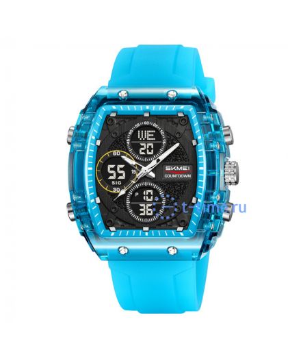 Skmei 2602BU blue-transparent