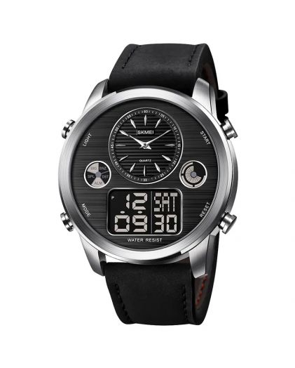 Часы SKMEI 1653SIBK silver/black