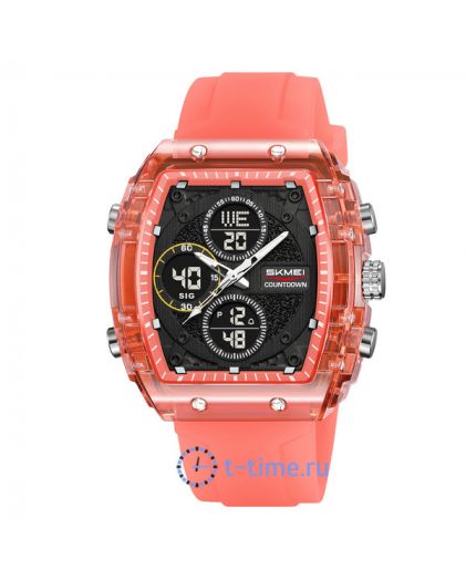 Skmei 2602RD red-transparent